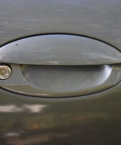 Deur handgreep grijs met slot X-type