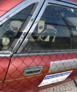 Deur rechts achter rood (CEK) XJ 40